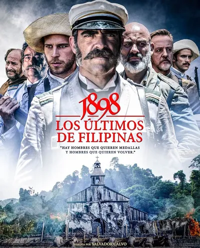Póster de 1898. Los últimos de Filipinas