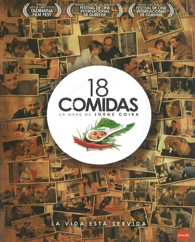Póster de 18 comidas