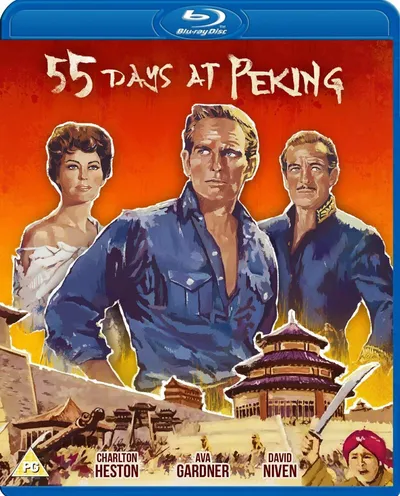 Póster de 55 días en Pekín
