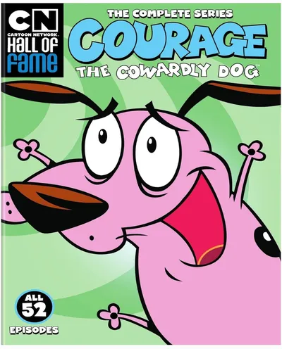 Póster de Agallas, el perro cobarde