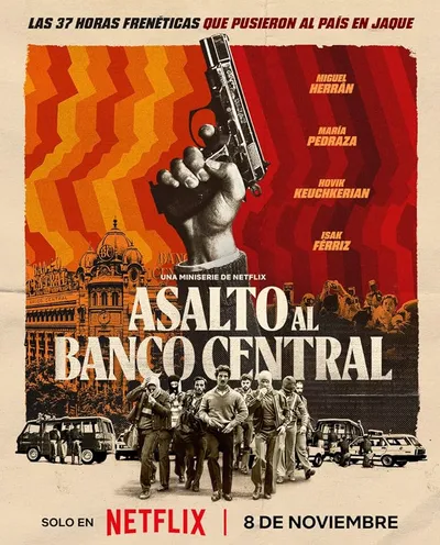 Póster de Asalto al Banco Central