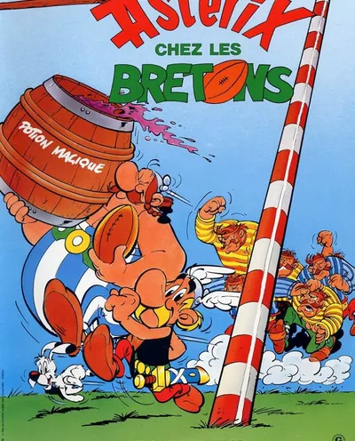 Póster de Astérix en Bretaña