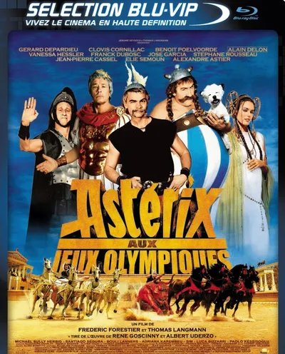 Póster de Astérix en los Juegos Olímpicos