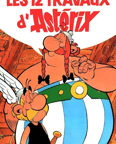 Póster de Astérix y las 12 pruebas