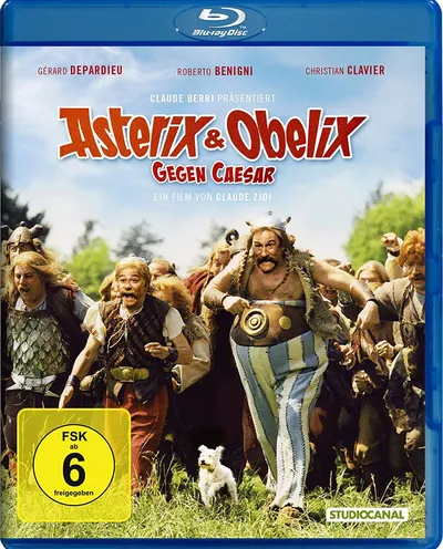 Póster de Astérix y Obélix contra César