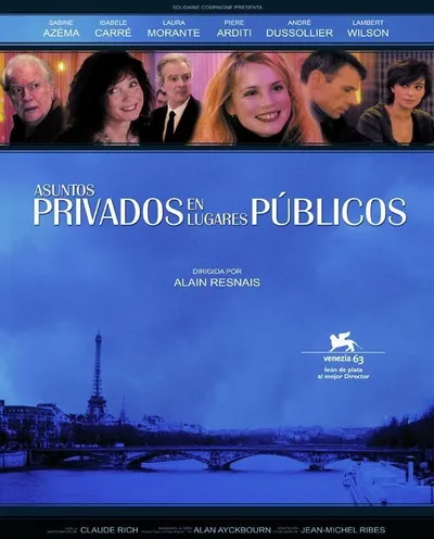 Póster de Asuntos privados en lugares públicos