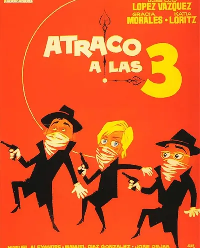Póster de Atraco a las tres