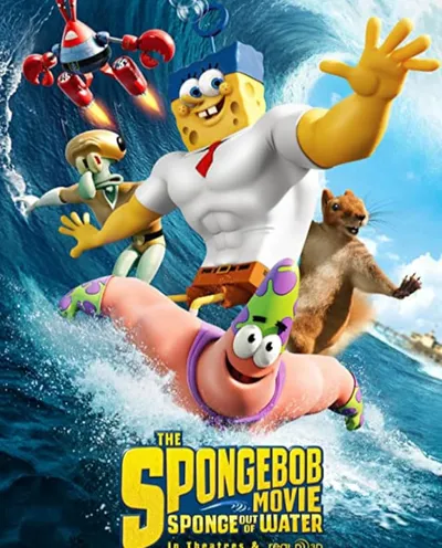 Póster de Bob Esponja: Un héroe fuera del agua