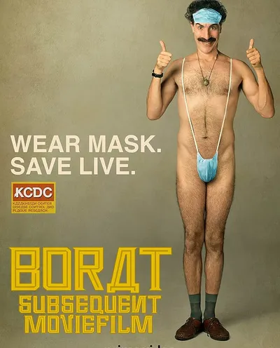 Póster de Borat, película film secuela