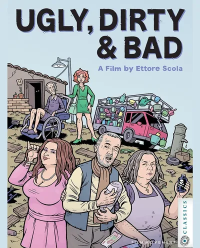 Póster de Brutos, sucios y malos