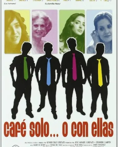 Póster de Café solo o con ellas