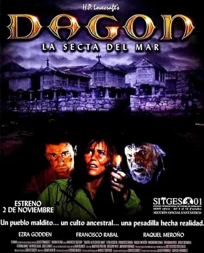 Póster de Dagon: la secta del mar
