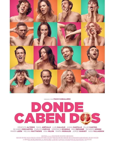 Póster de Donde caben dos
