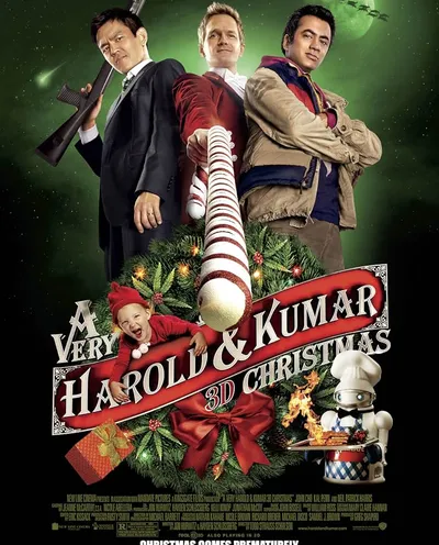 Póster de Dos colgaos muy fumaos en Navidad