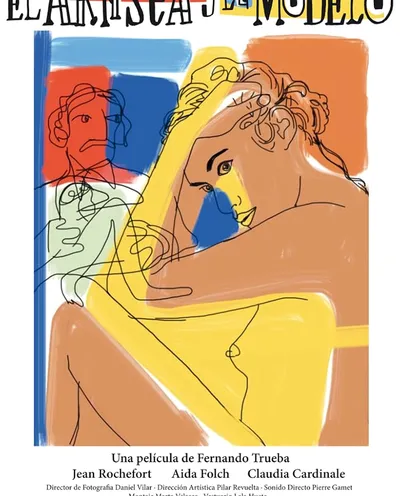 Póster de El artista y la modelo