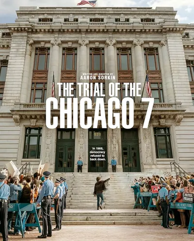 Póster de El juicio de los 7 de Chicago