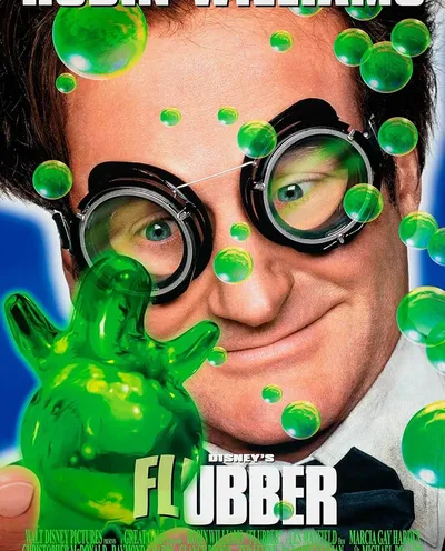 Póster de Flubber y el profesor chiflado