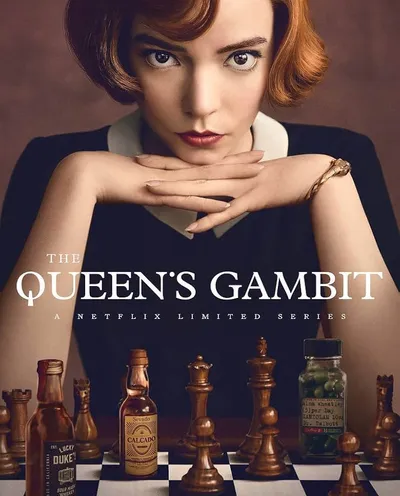 Póster de Gambito de dama