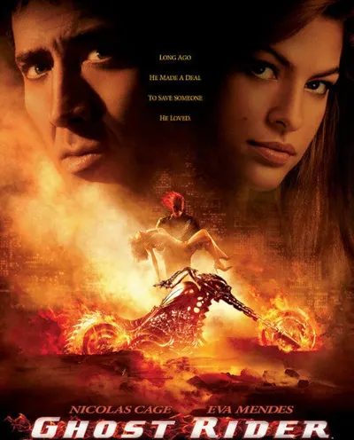 Póster de Ghost Rider. El motorista fantasma