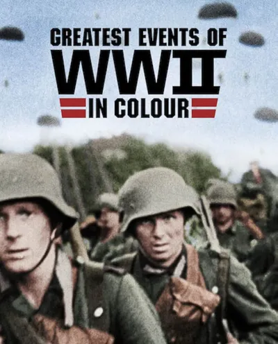Póster de Grandes acontecimientos de la II Guerra Mundial en color