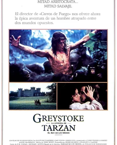 Póster de Greystoke, la leyenda de Tarzán