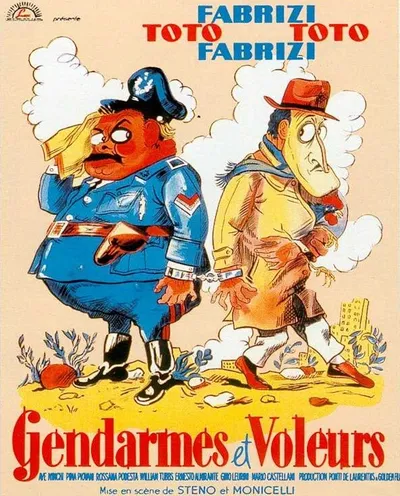 Póster de Guardias y ladrones