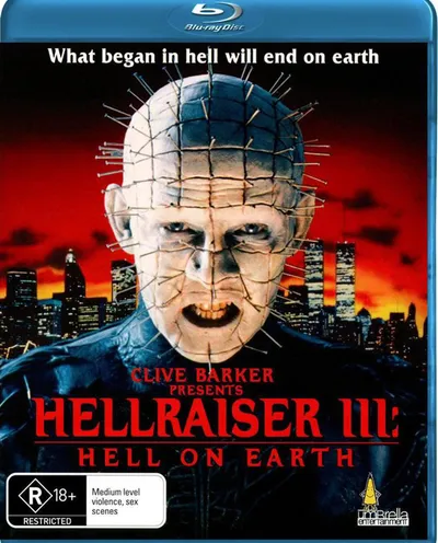 Póster de Hellraiser III Infierno en la Tierra