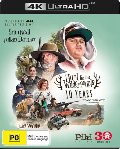 Póster de Hunt for the Wilderpeople, a la caza de los ñumanos