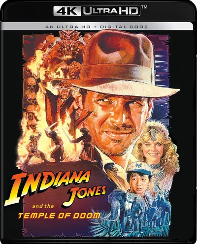 Póster de Indiana Jones y el templo maldito