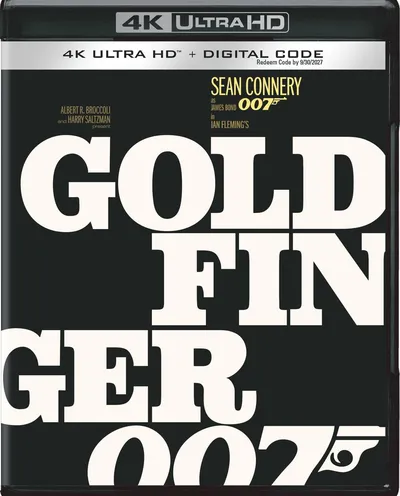 Póster de James Bond contra Goldfinger