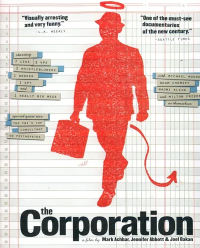 Póster de La corporación (Corporaciones ¿Instituciones o psicópatas?)