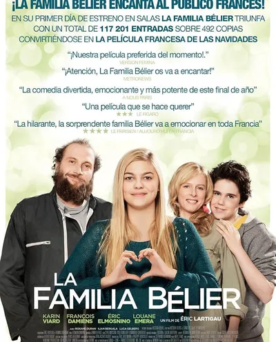 Póster de La familia Bélier