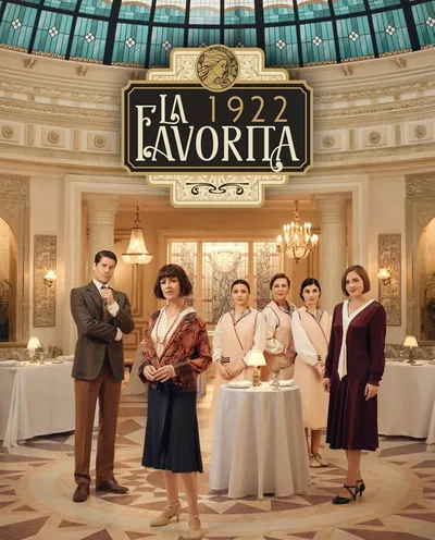 Póster de La favorita 1922
