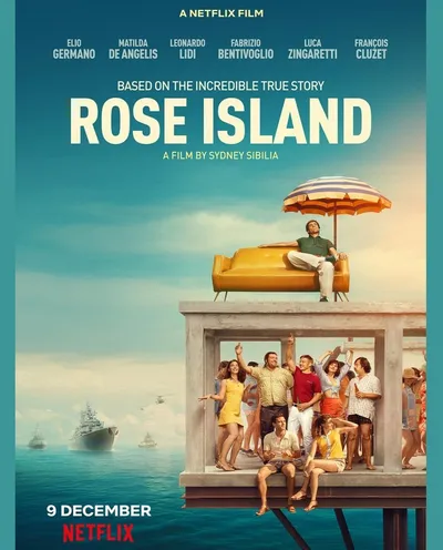 Póster de La increíble historia de la Isla de las Rosas