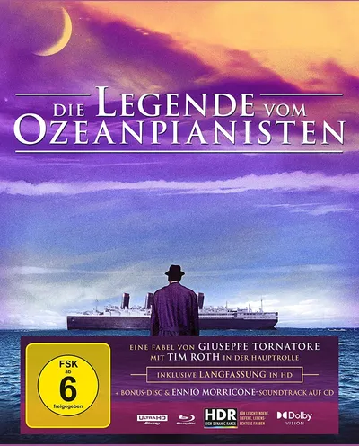 Póster de La leyenda del pianista en el océano