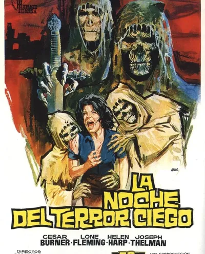 Póster de La noche del terror ciego