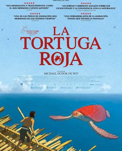 Póster de La tortuga roja