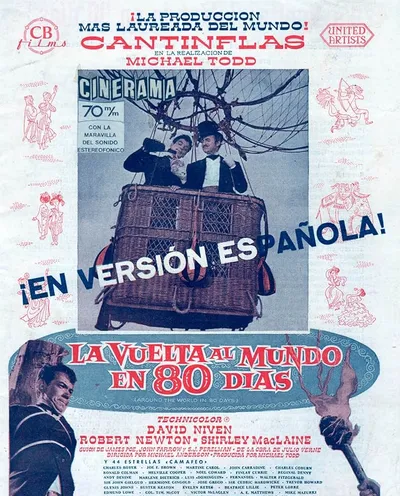 Póster de La vuelta al mundo en 80 días