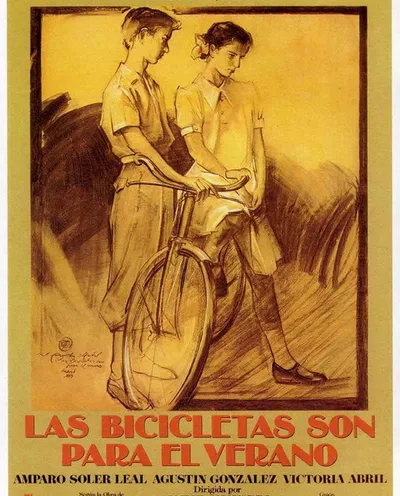 Póster de Las bicicletas son para el verano