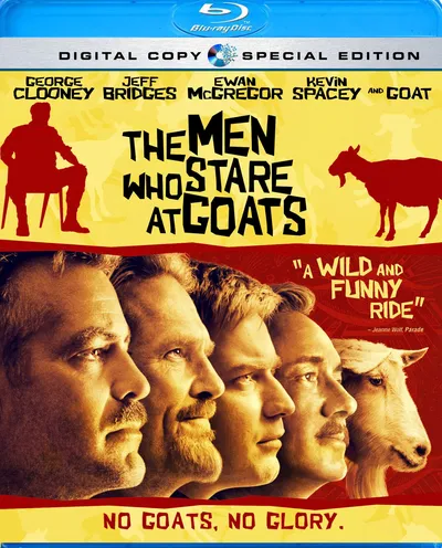 Póster de Los hombres que miraban fijamente a las cabras