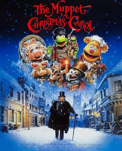 Póster de Los Muppets en Cuento de Navidad