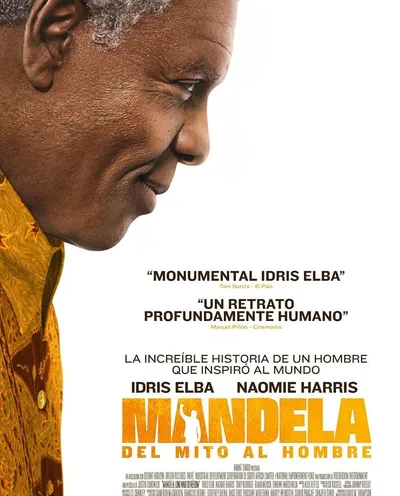 Póster de Mandela. Del mito al hombre