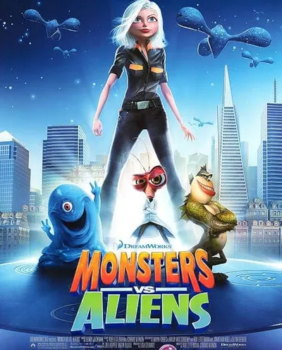Póster de Monstruos contra Alienígenas