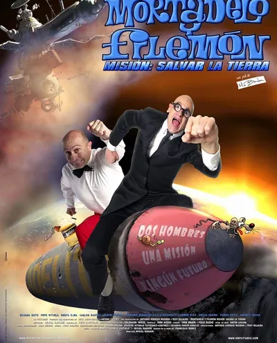 Póster de Mortadelo y Filemón. Misión: salvar la Tierra