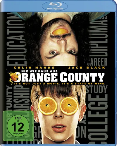 Póster de Orange County (Colgado, pringado y sin carrera)