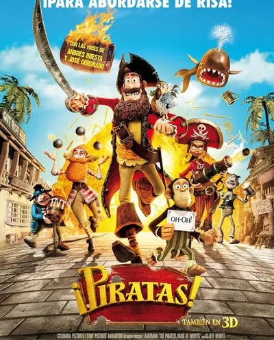 Póster de ¡Piratas!