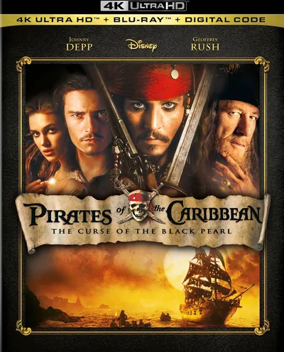 Póster de La maldición de la Perla Negra (Piratas del Caribe I)