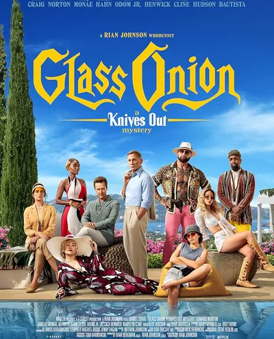 Póster de Puñales por la espalda: El misterio de Glass Onion