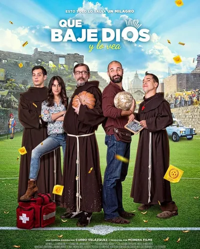 Póster de Que baje Dios y lo vea
