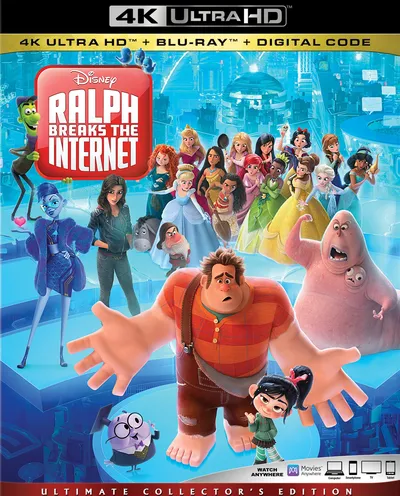 Póster de Ralph rompe Internet